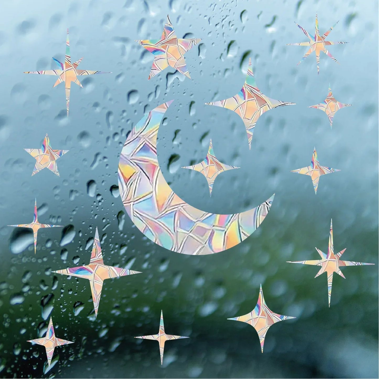 Reusable Rainbow Reflector Window Clings