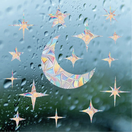 Reusable Rainbow Reflector Window Clings