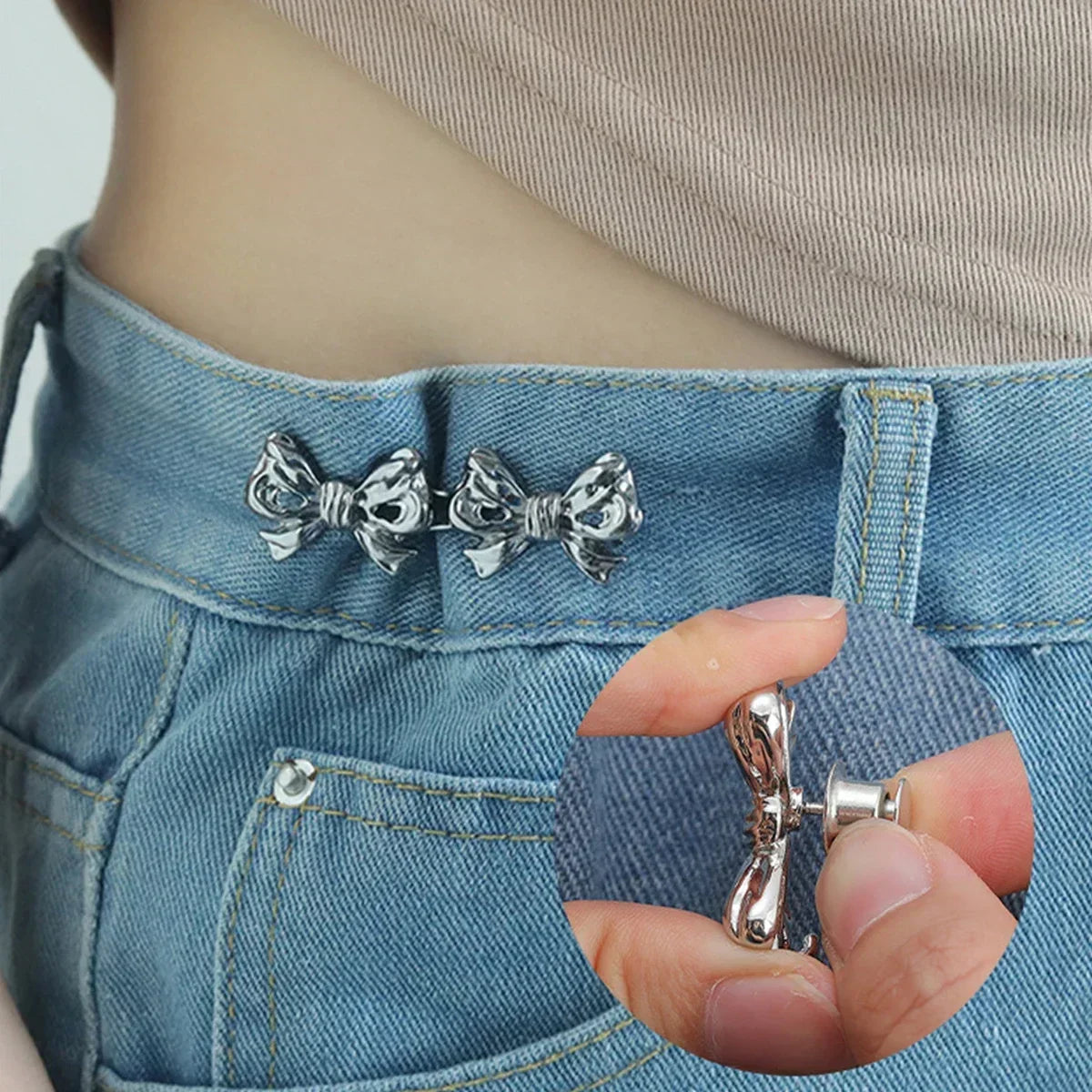 Detachable Decorative Waist Buckles 2pcs