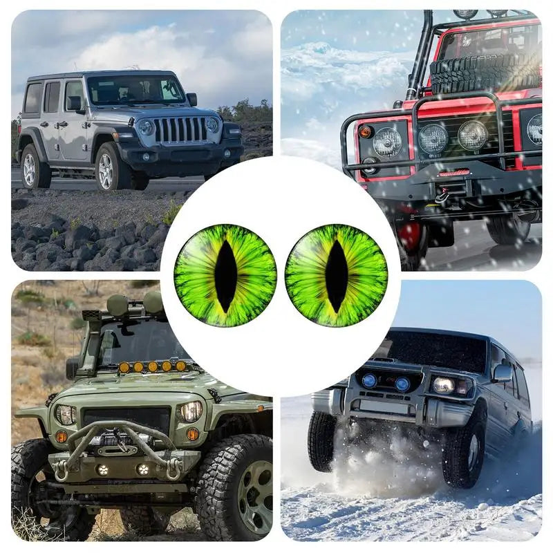 Beast Eyes Headlight Decals