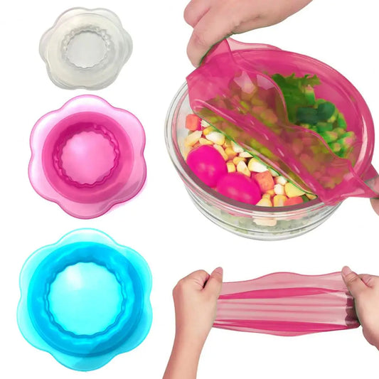 Silicone Stretch Lids for Food Storage