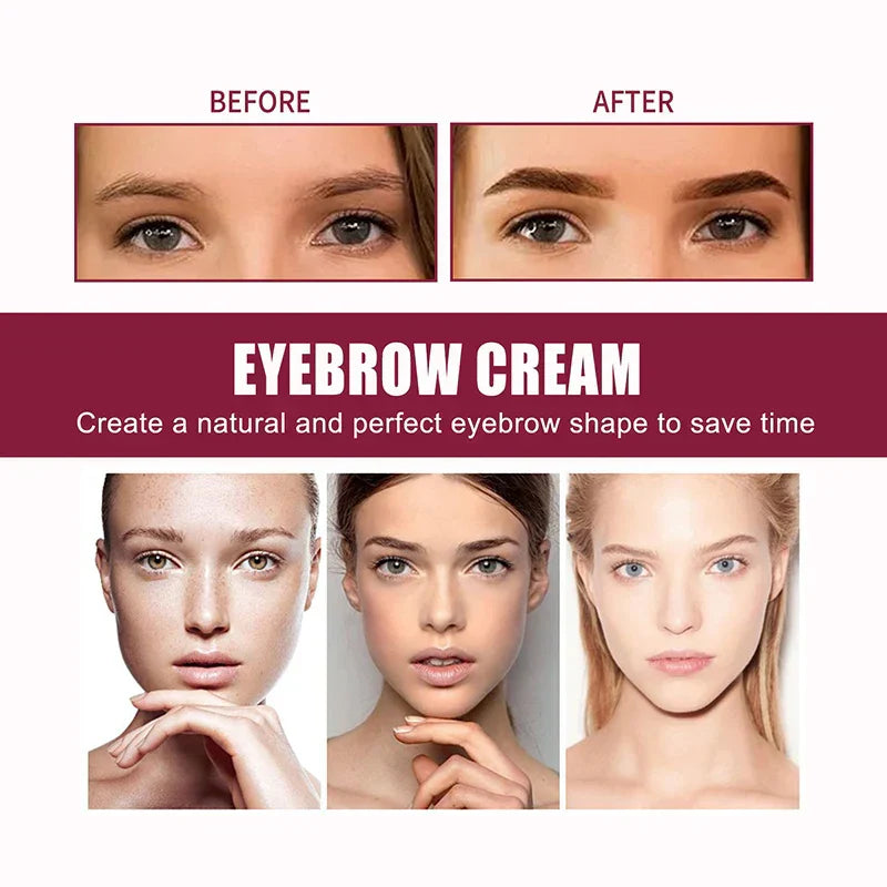 Realistic eyebrow brush
