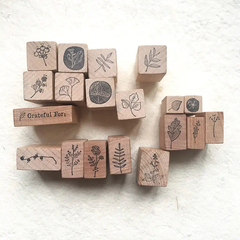 Handmade Map Making Stamp Kit (19 Pcs)