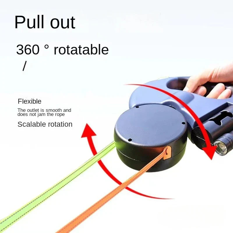 Dual Retractable Dog Leash