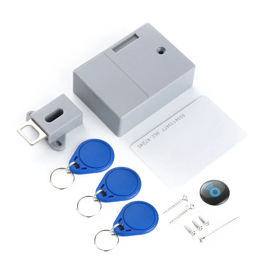 Electronic Cabinet Lock DIY For Wooden Drawer Cabinet