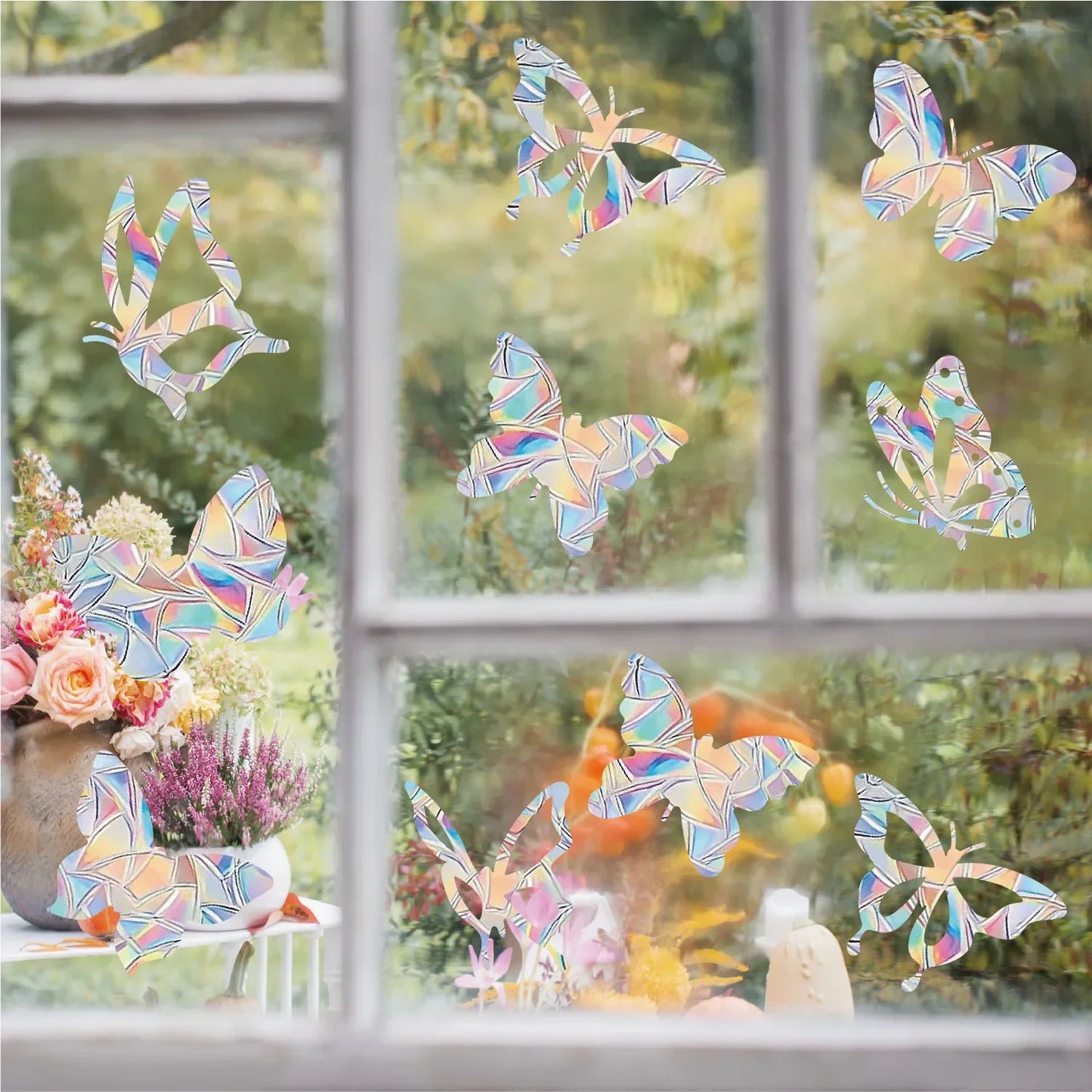 Reusable Rainbow Reflector Window Clings