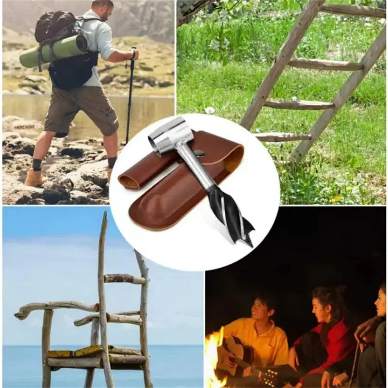 Bushcraft Settlers Tool Survival Hand Auger Wrench