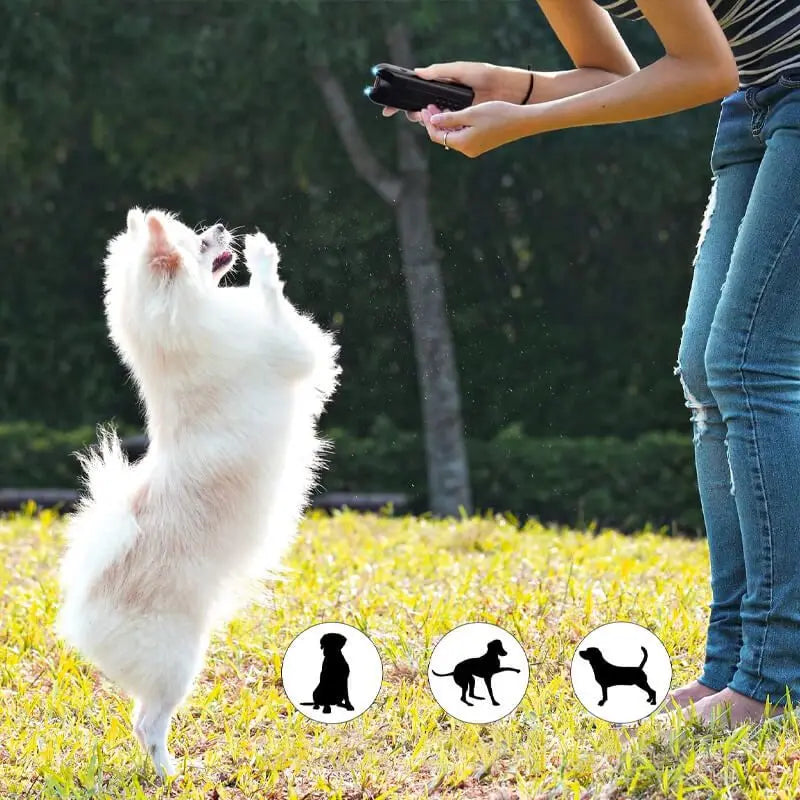Handheld Bark Control Luminous Ultrasonic Dog Repeller
