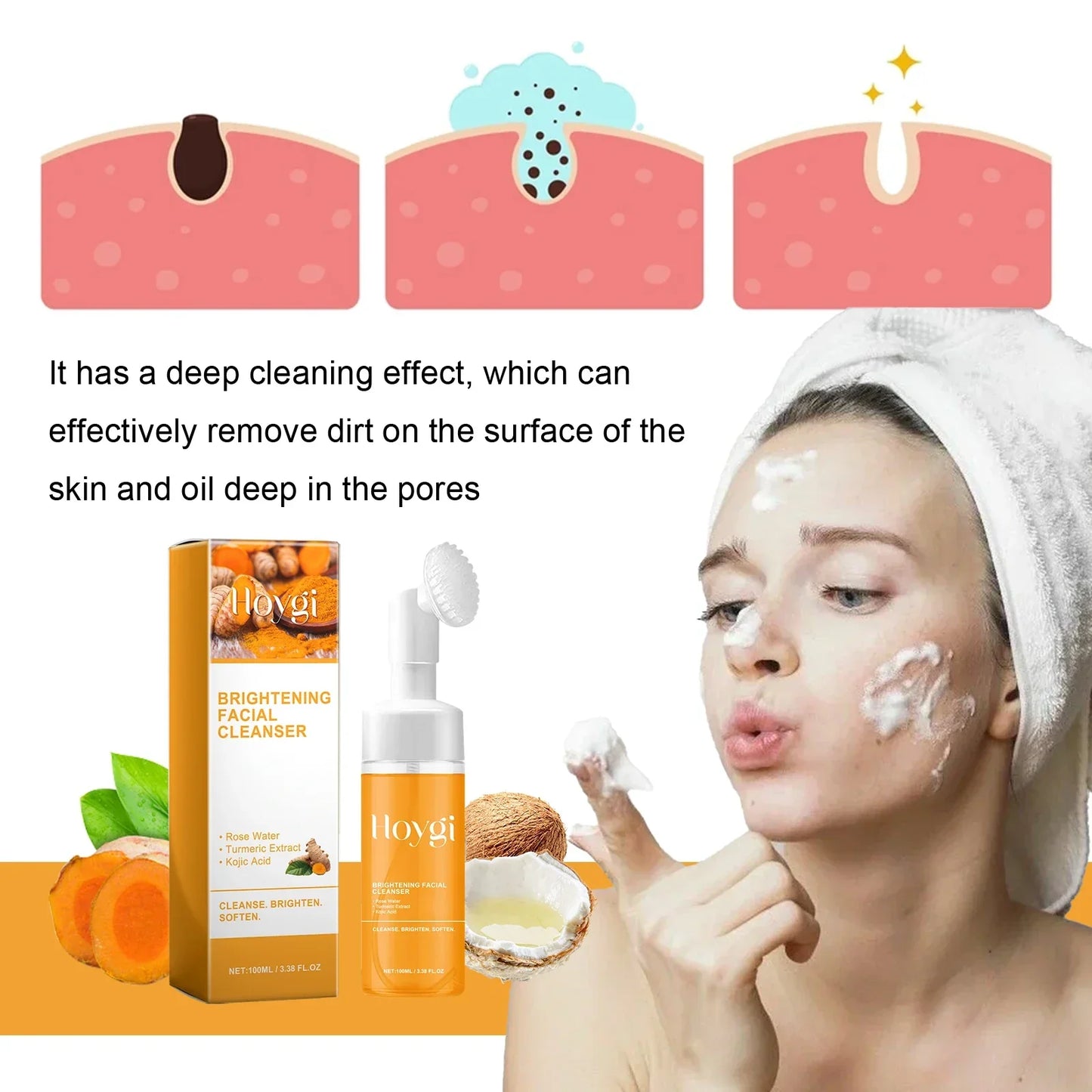 Turmeric Skincare Set – Deep Cleanse, Brighten & Hydrate