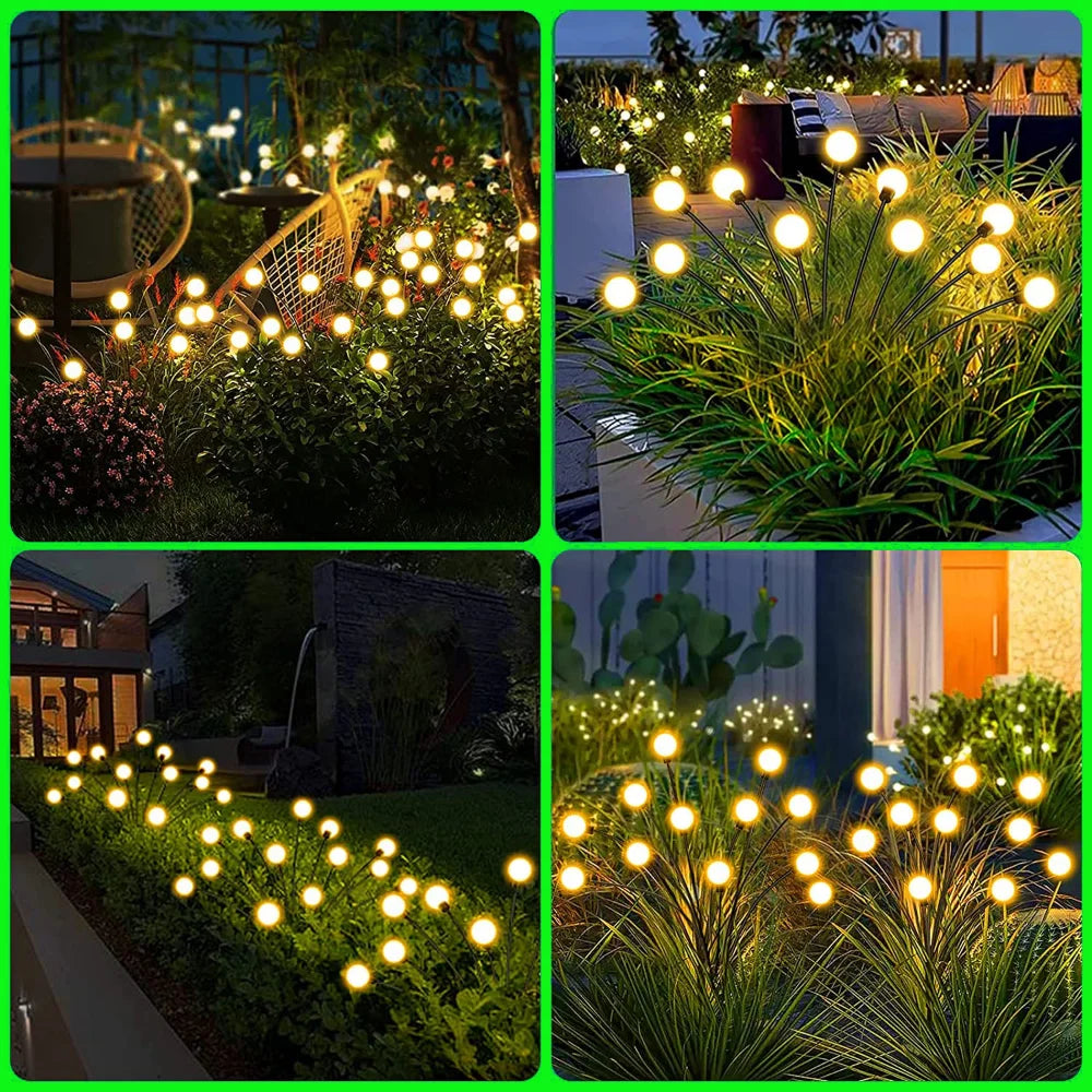 Dancing firefly solar garden lights