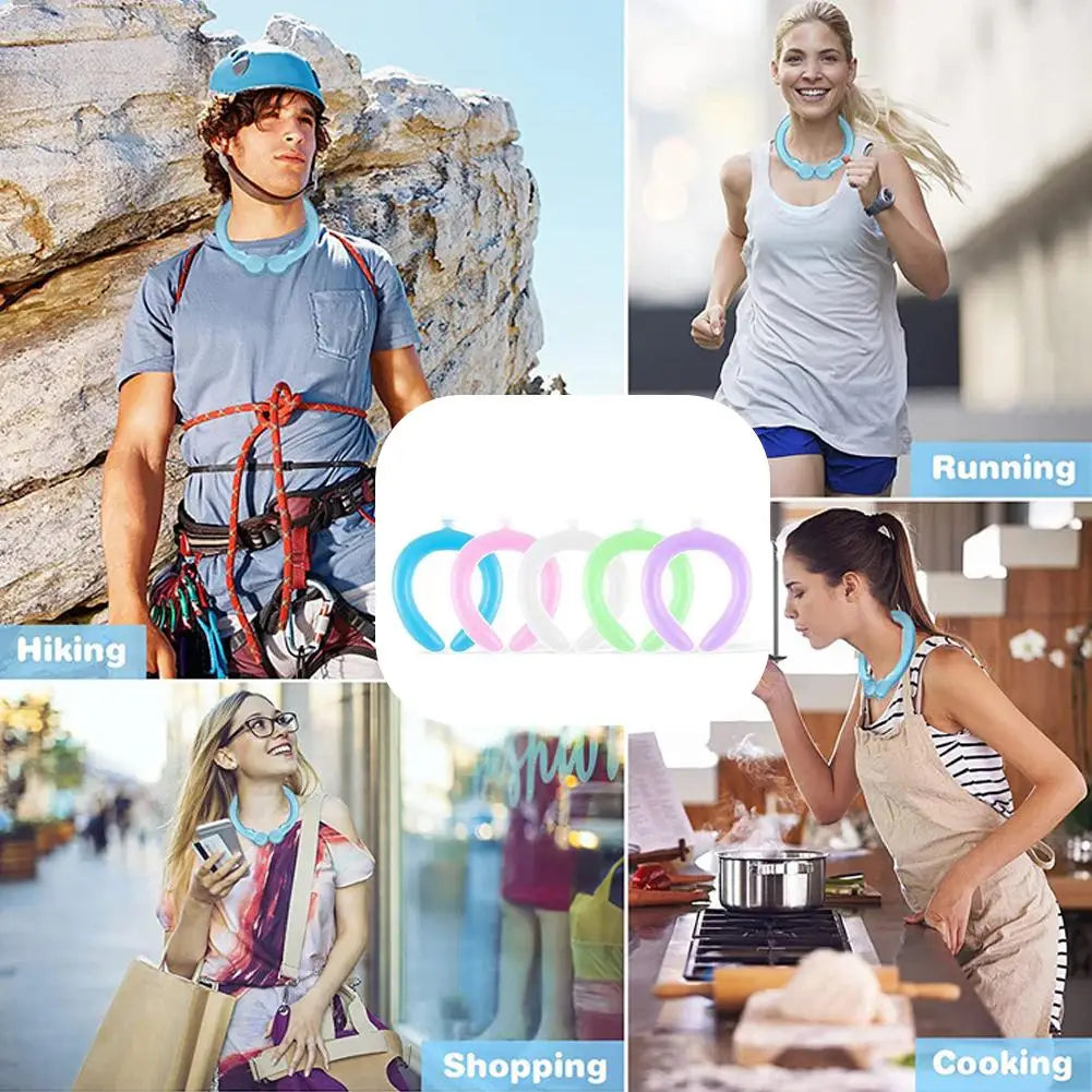 Ice ring neck cooling tube