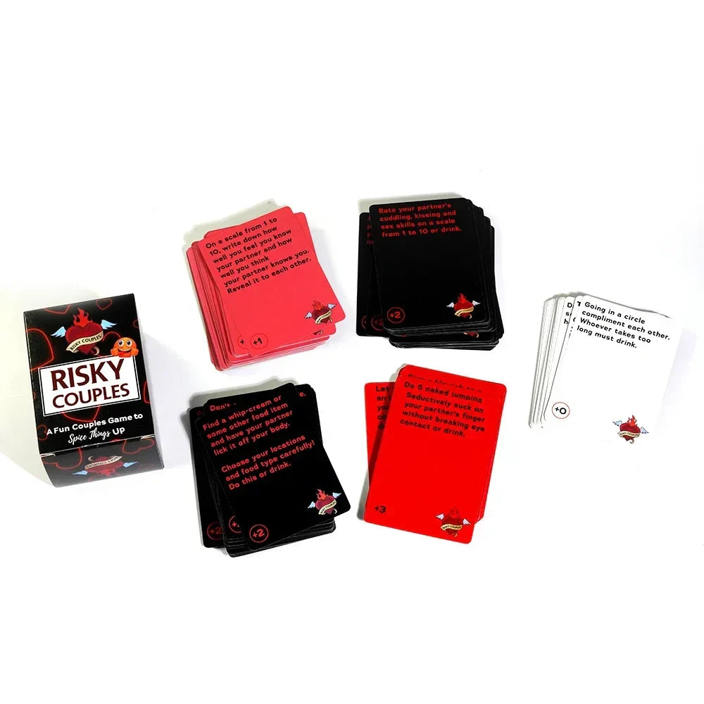 RISKY LOVERS - 150 Spicy Dares & Questions for Your Date Night