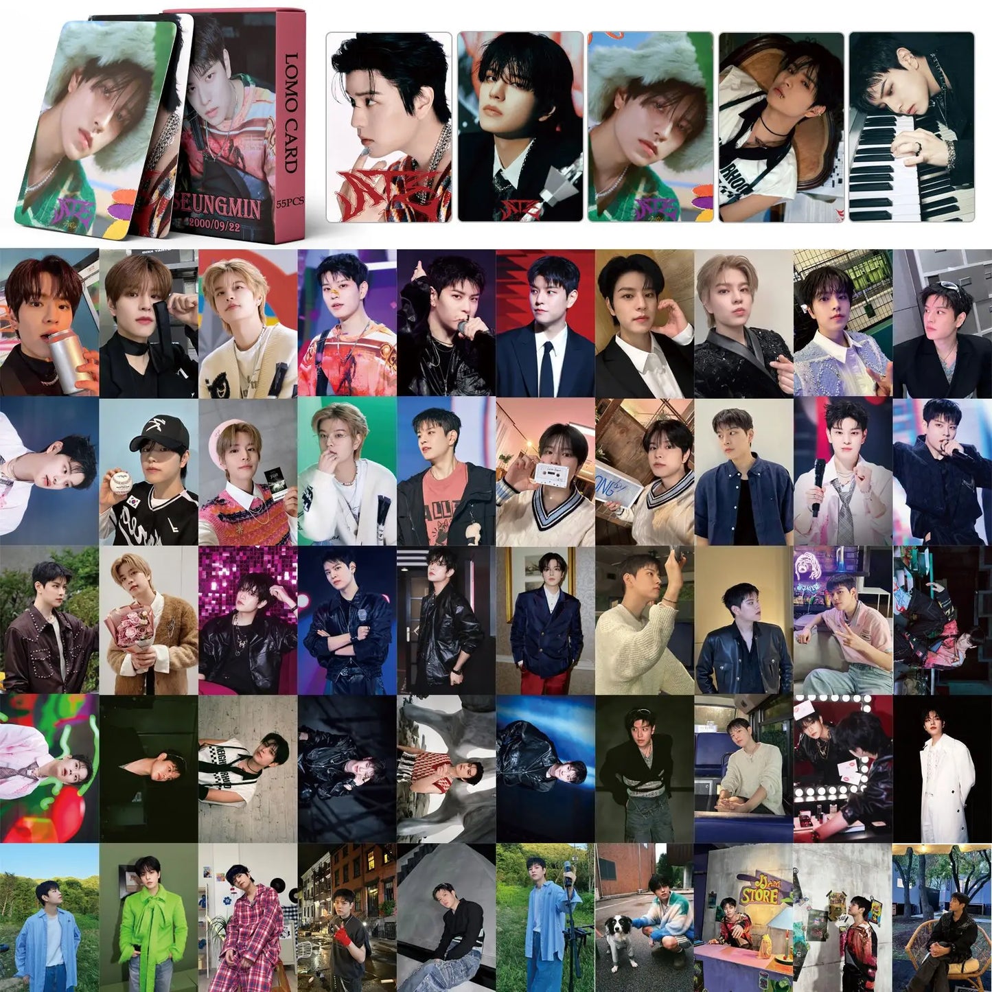 Stray kids 55-Piece Photocard Collector's Set