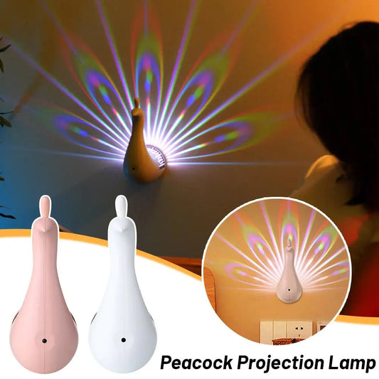 Peacock Projection Light