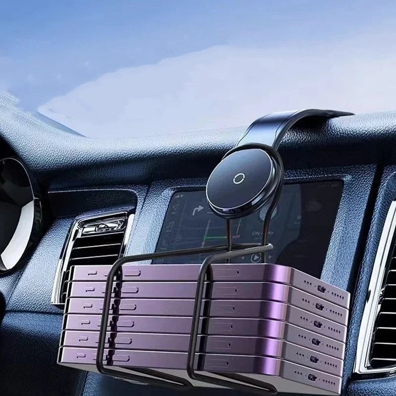 Support wireless charging, magnetic car phone holder