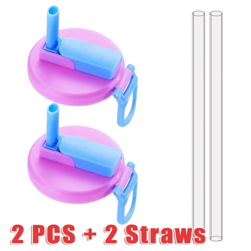 Soda Can Lid With Straw