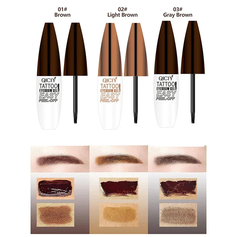 Easy Peel-Off Eyebrow Gel- Waterproof & Sweatproof