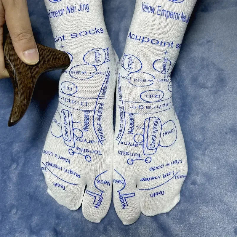 Reflexology Socks + Massage Sticks