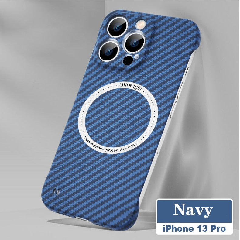 iPhone 12/13 Carbon Fiber Magnetic Case