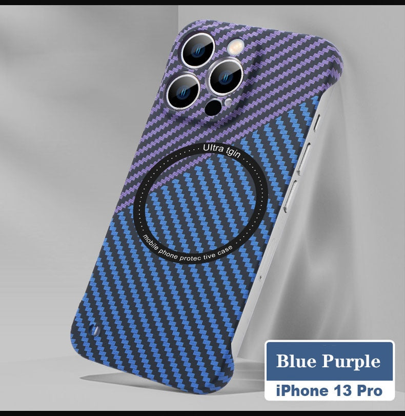 iPhone 12/13 Carbon Fiber Magnetic Case