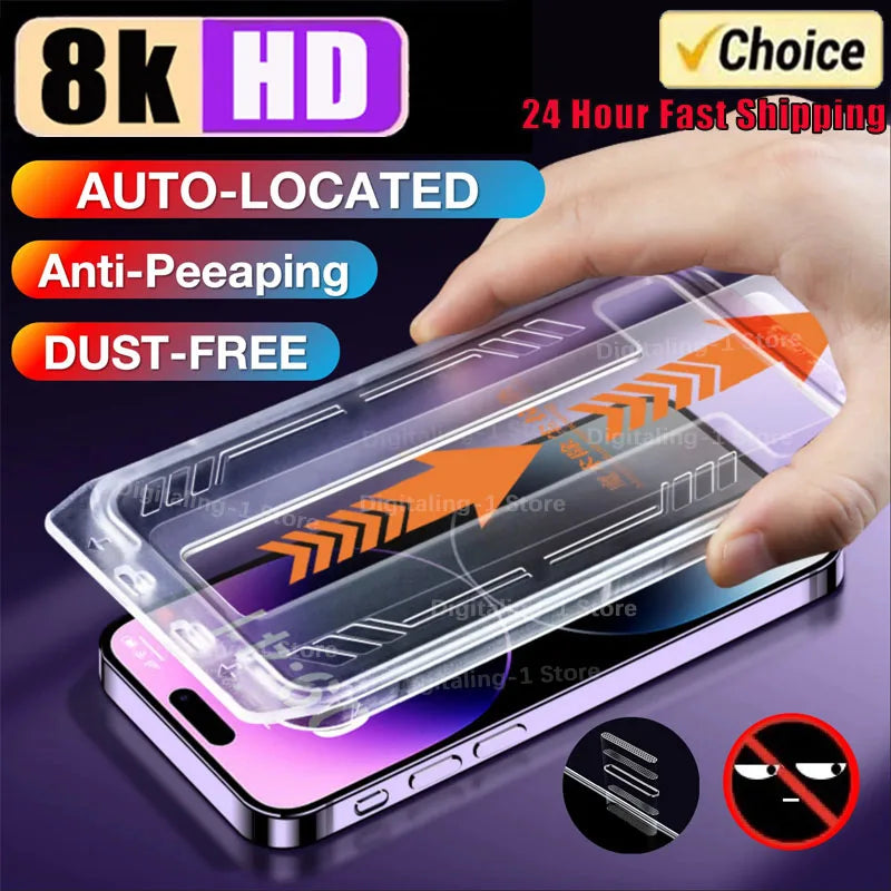 Suitable for iPhone 15 series with Roller Dust-Free Warehouse,Invisible Artifact Film Screen Protector Dust Free Without Bubbles