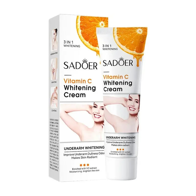 Vitamin C Underarm Whitening Cream For Women Body Brightening Emulsion