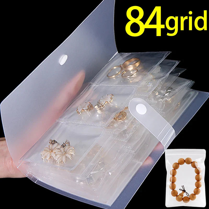 Transparent Jewellery Storage Book Set