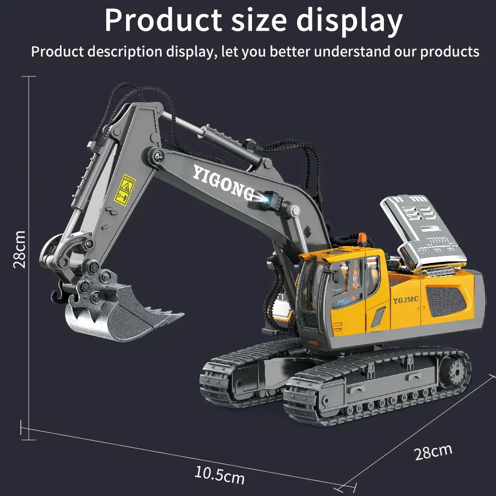 Hydraulic Full Metal Excavator G308H 1/14 RTR