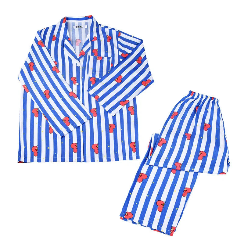 BT21 Long Sleeve Pajama Set