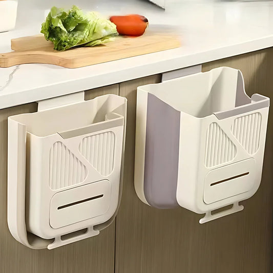 Hanging Trash Can for Kitchen Cabinet Door