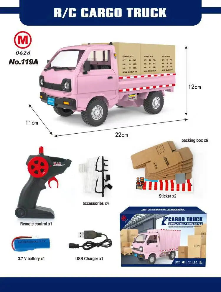 Remote Control Truck Toy Gift For Kids Multicolor