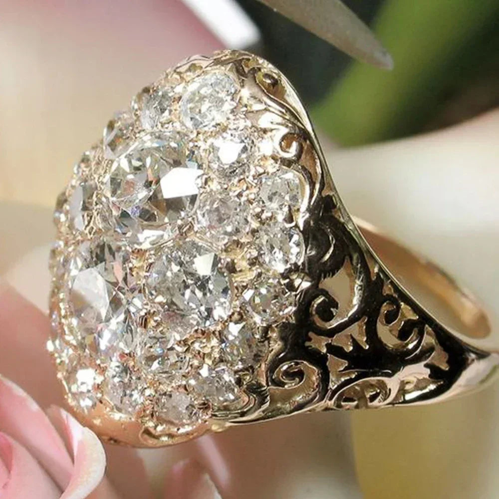 💍3 Carat Super Sparkling zircon Ring