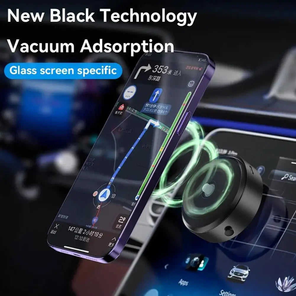 Double-Sided Phone Holder: Innovative Dual Suction Cup and Magnetic Design