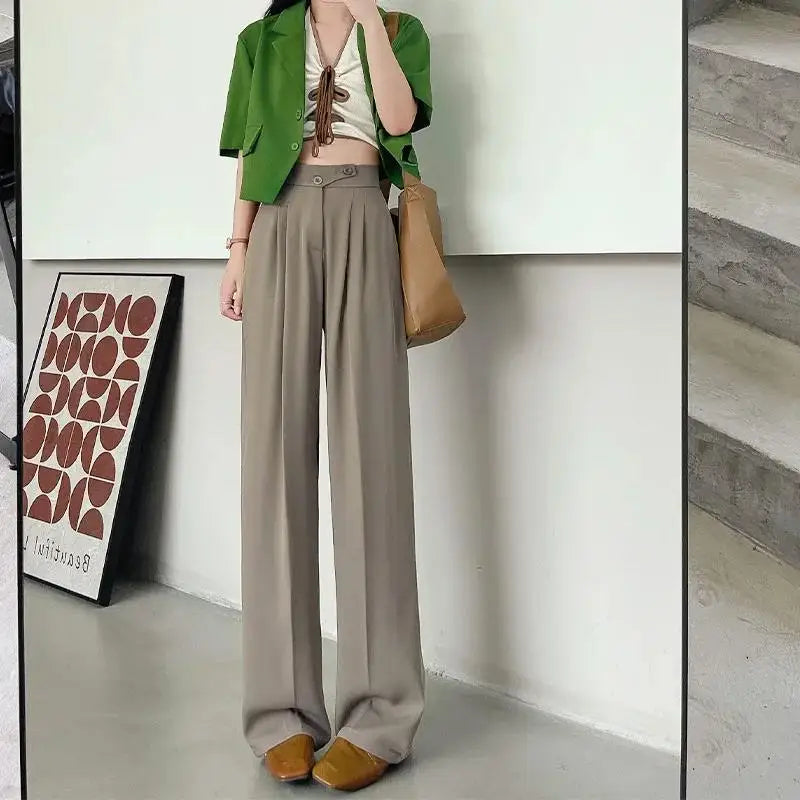 Woman's Casual Full-Length Loose Pants