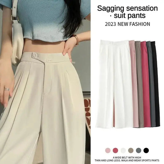 Woman's Casual Full-Length Loose Pants