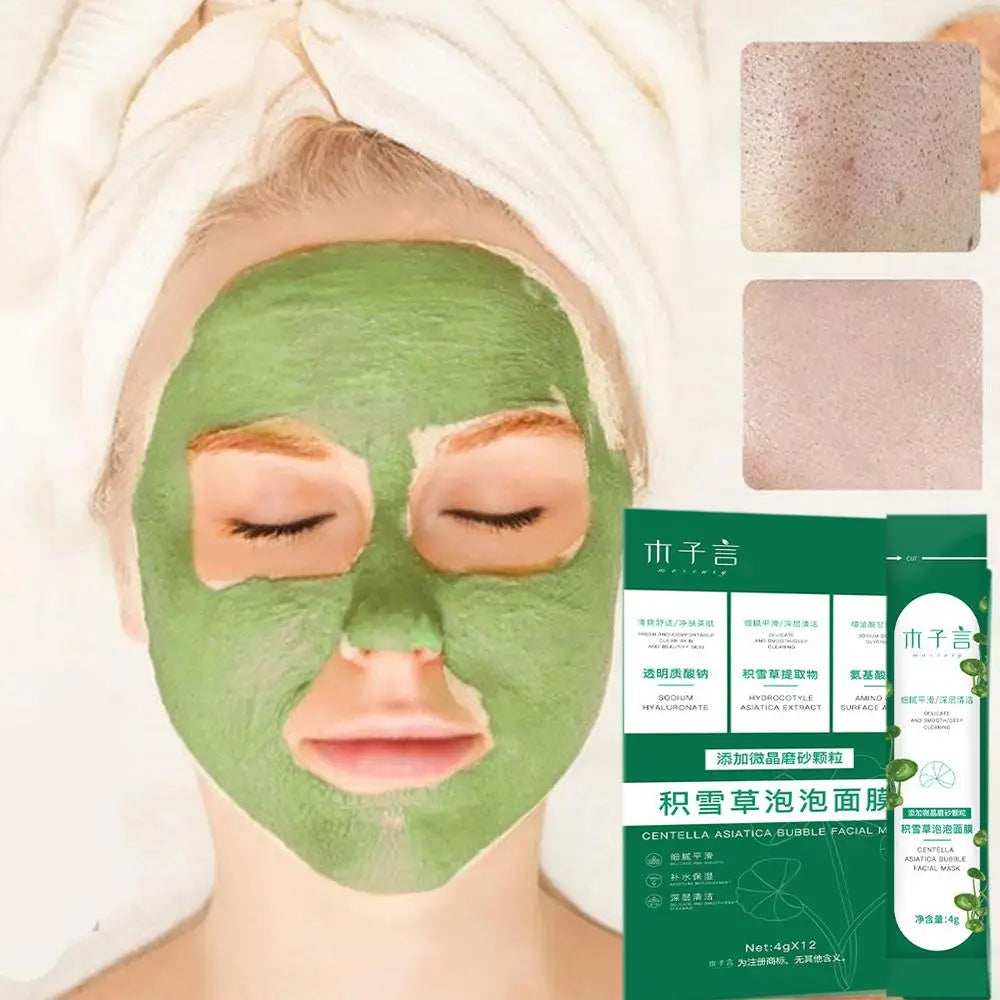 Natural Organic Avocado deep cleansing bubble mask