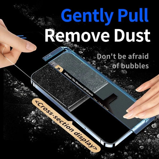 Invisible Artifact Screen Protector For iPhone -Dust Free Without Bubbles