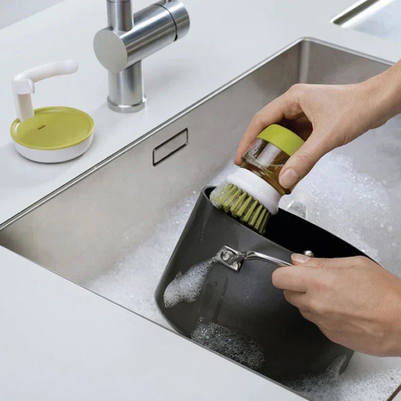 Multifunctional Pressing Cleaning Brush