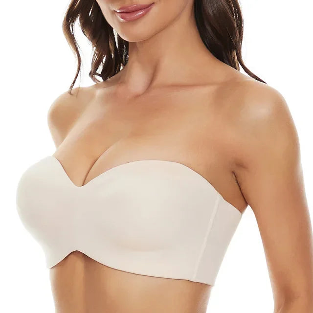 Non-Slip Multi-Way Strapless Bra