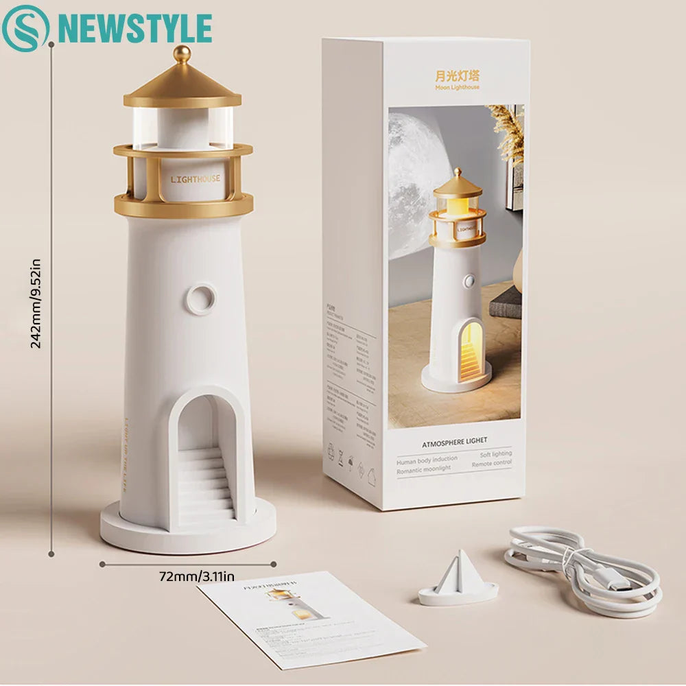Moonlight Lighthouse Night Light