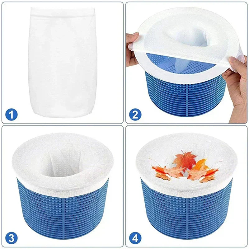 Pool Skimmer Socks for Skimmer Basket Clean