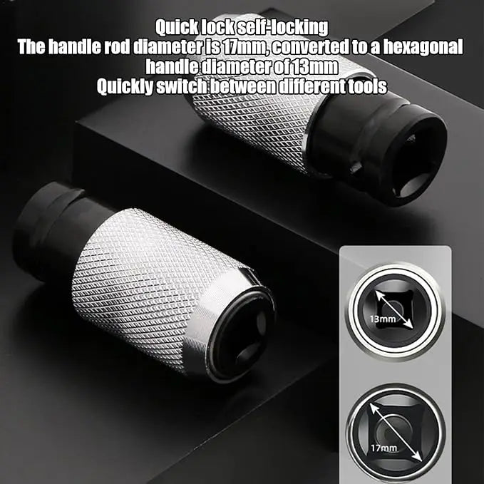 Electric Drill Wrench to Electric Hammer Conversion Adapter