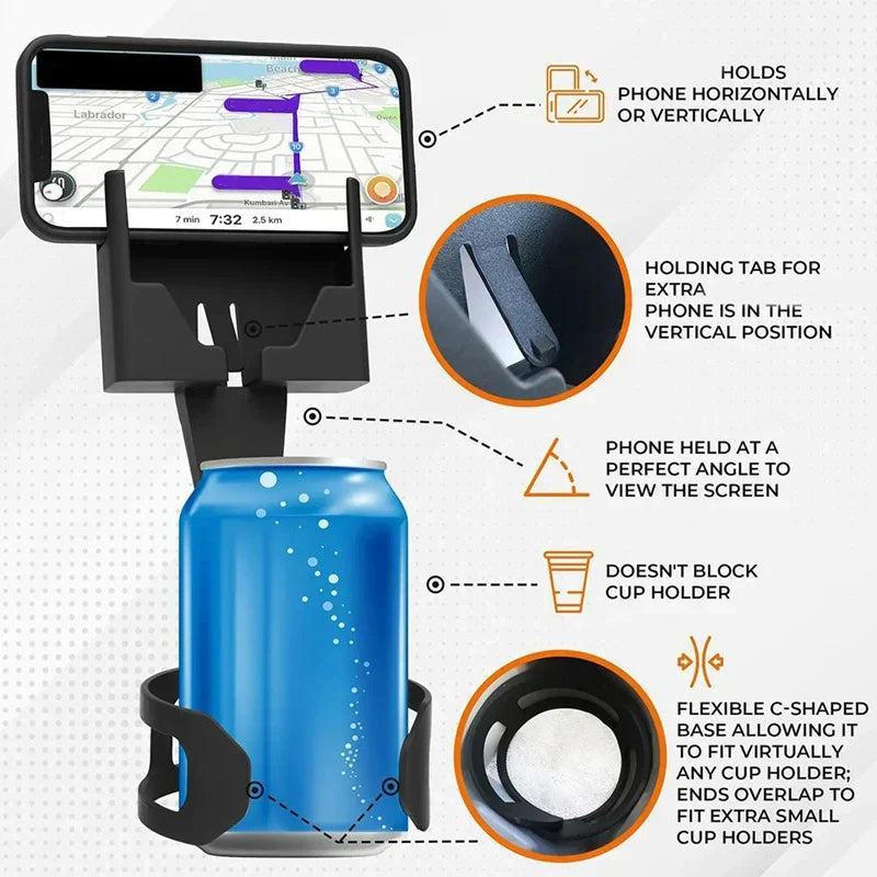 Phone & Cup Holder