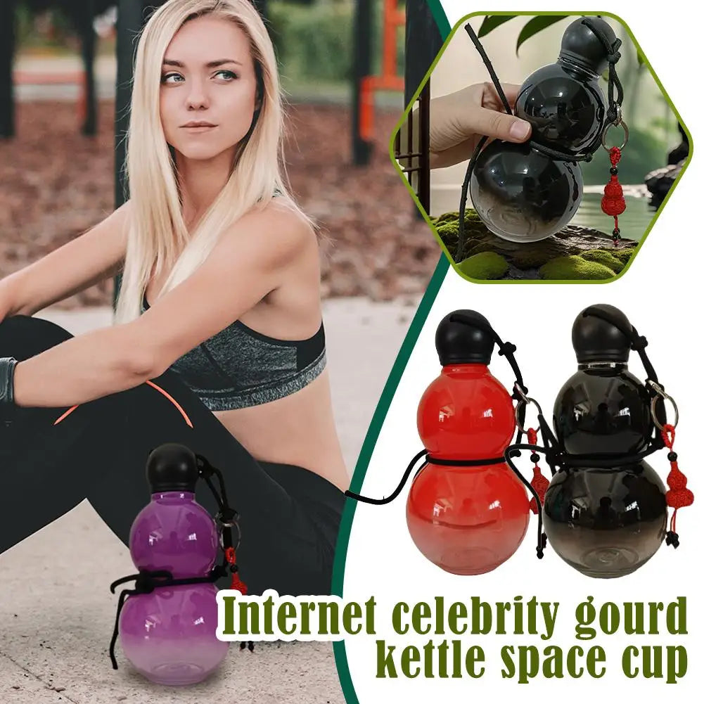 Gourd Water Bottle 30oz Chinese Retro-Inspired