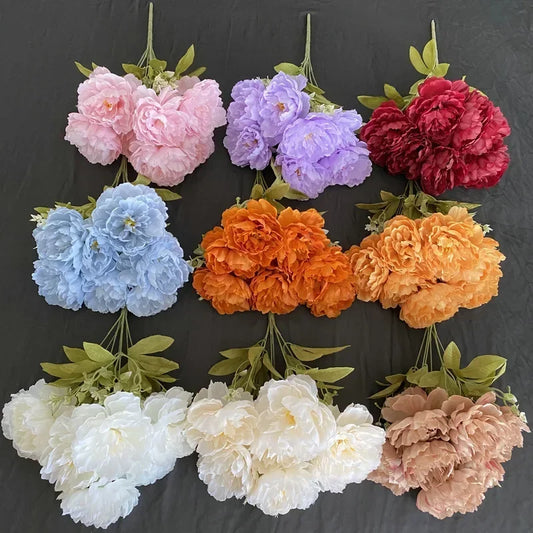Outdoor Artificial Hydrangea Flowers