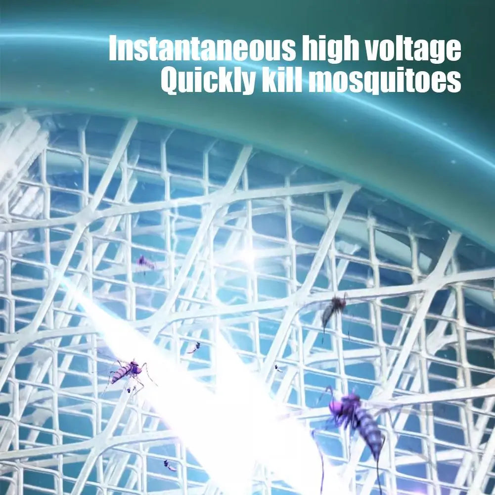 Household collapsible rechargeable two-in-one powerful electric mosquito swatters