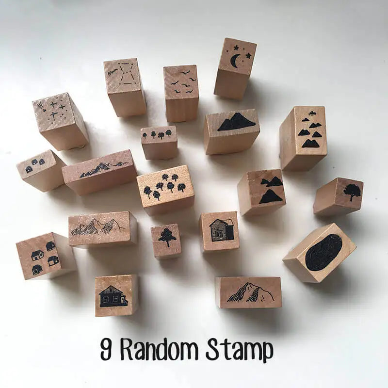 Handmade Map Making Stamp Kit (19 Pcs)