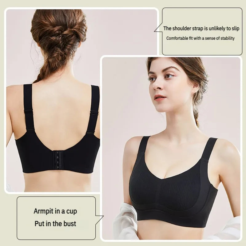 Wire-Free Non-Marking Skin-Friendly Push-Up Bra