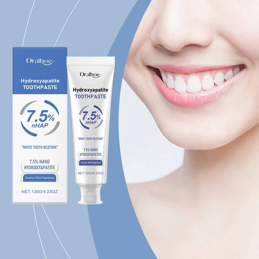Free Hydroxyapatite Toothpaste | Enamel Repair | Breath Freshening |Effective whitening