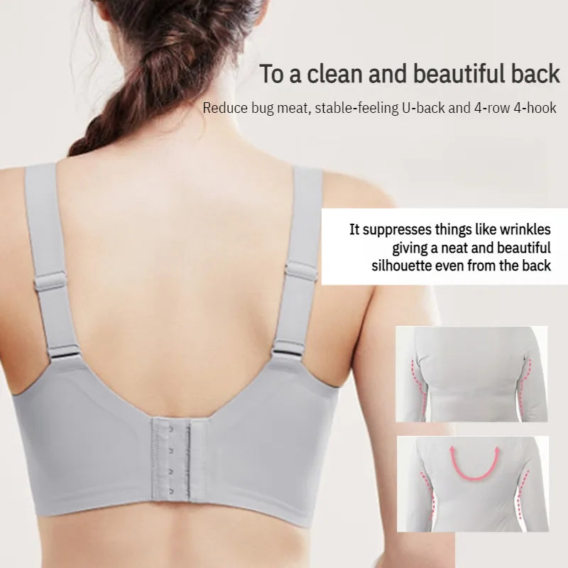 Wire-Free Non-Marking Skin-Friendly Push-Up Bra